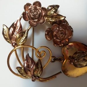 Rose Lockett Brooch